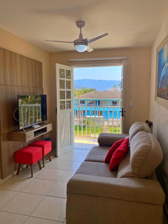 Apartamento Praia Grande Tenorio Pe Na Areia C/ Ar Убатуба Екстер'єр фото