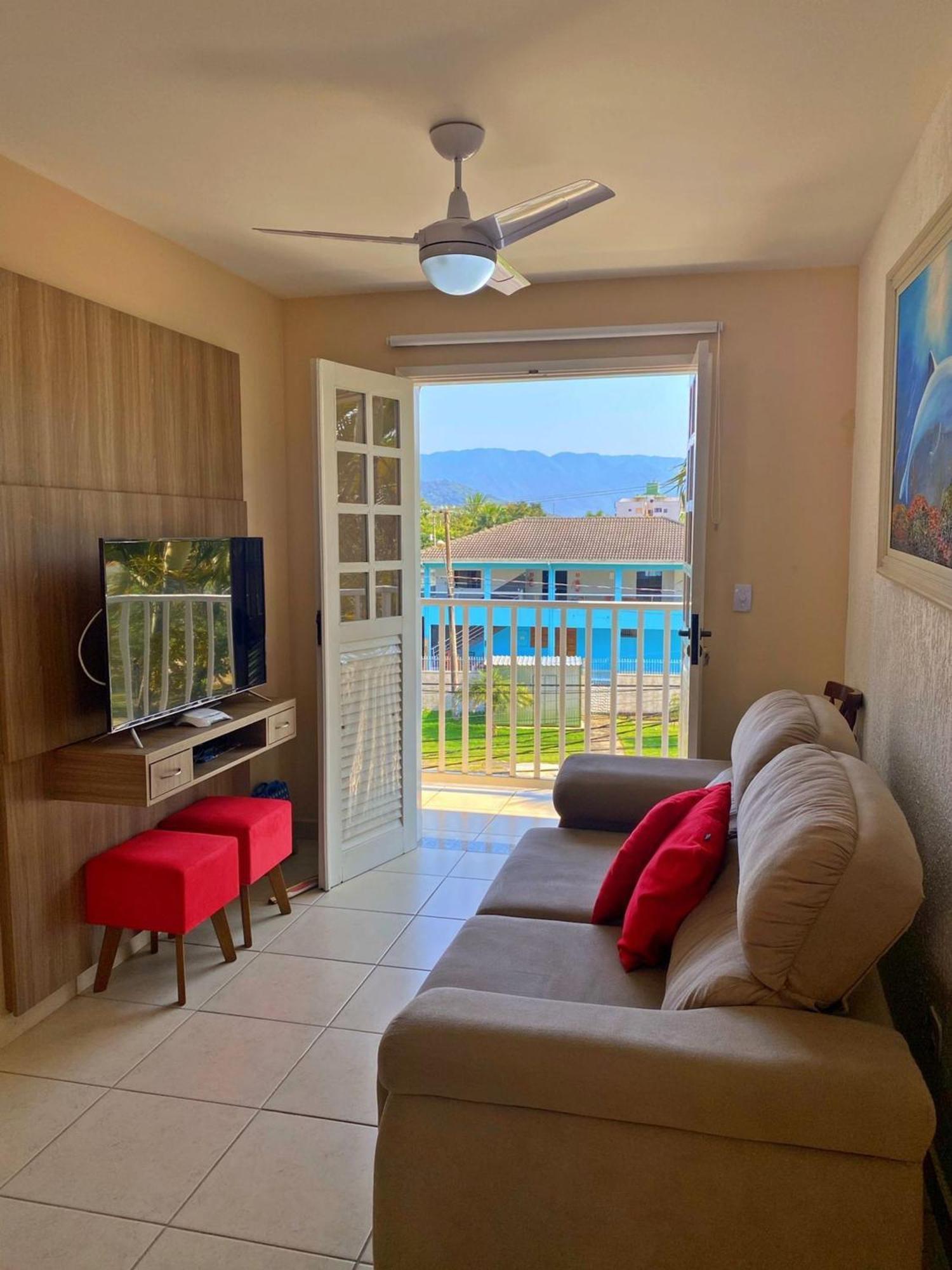 Apartamento Praia Grande Tenorio Pe Na Areia C/ Ar Убатуба Екстер'єр фото